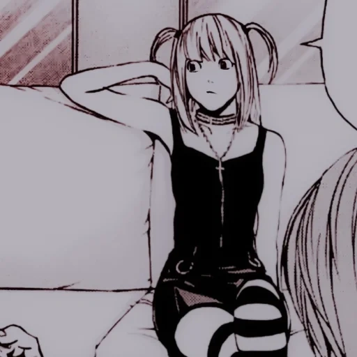 picture, misa aman, anime manga, anime characters, death note of misa amanve depression