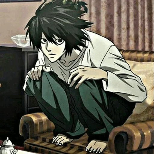 death note, death note l, l death note, el note of death, el note of death sits