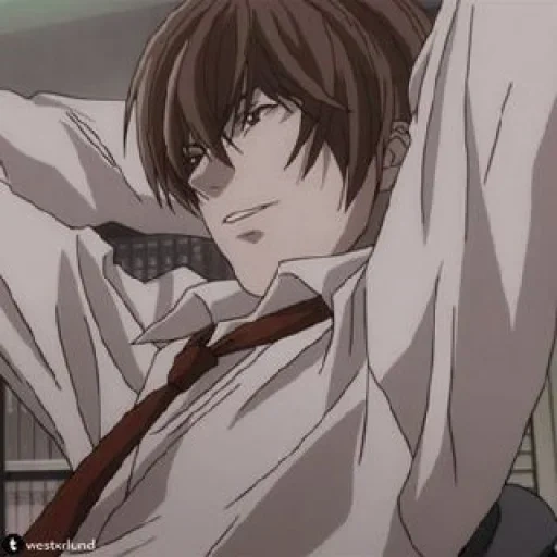 yagami light, death note, personaggi anime, anime leggero yagami, l nota di morte