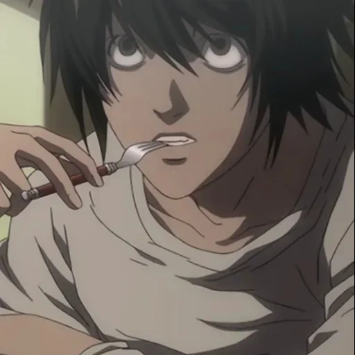 death note, anime characters, death note l, l death note, death note 2006