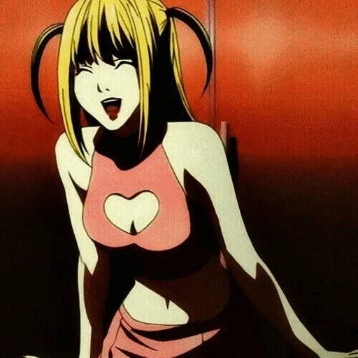 misa aman, anime girl, anime girls, death note, the characters of the girl's anime