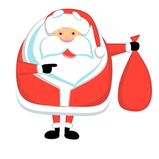 estilo santa claus, pegatinas de santa claus telegramas, santa claus, pegatizas año nuevo, santa claus