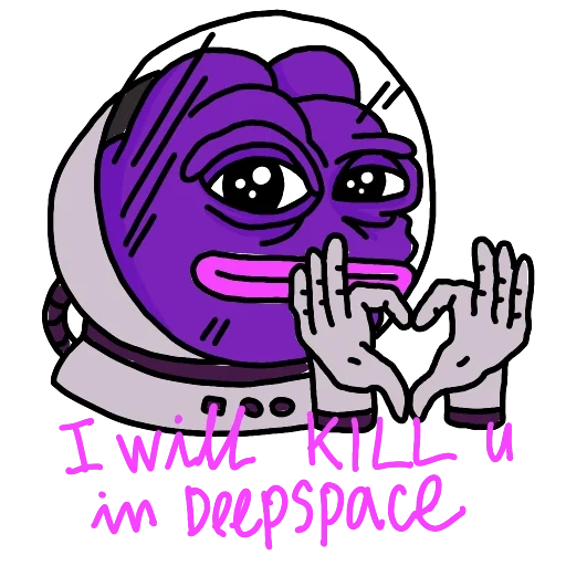 pepé, anime, mème pepe, galaxie pepe, violet pepe