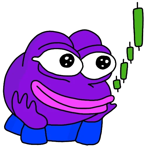 pepé, pepe pak, grenouille pepe, grenouille, frog violet pepe