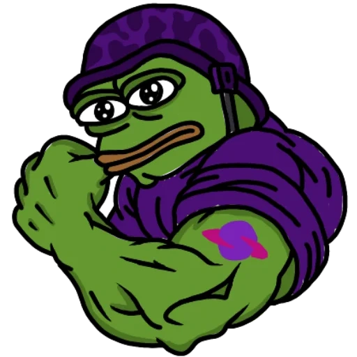 pepe, the male, pepe frog, pepe strong, the frog pepe is military