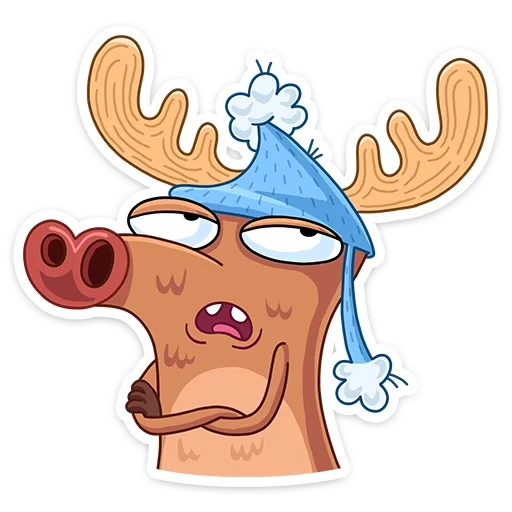 deer, deer hat, the deer froze, stick a deer