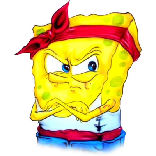 sponge bob bandit, spons keren bob, sponge bob gangsta, spons bob gangster, spongebob squarepants