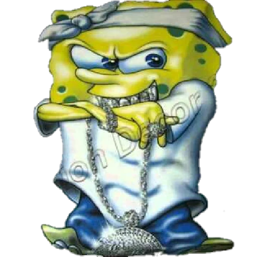 sponge bob raner, sponge bob gifs, bob gangta sponge, sponge bob gangster, sponge bob square pants