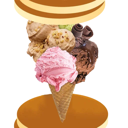 мороженое, мороженое десерт, мороженое джелато, мороженое пломбир джелато, клипарт растровый мороженое