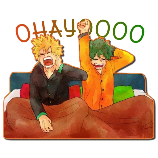 аниме, midoriya izuku, мидория каччан, моя геройская академия осень