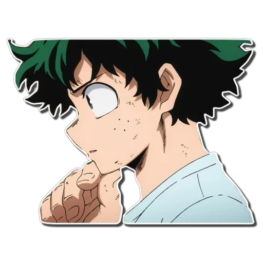 мидория, мидория изуку, midoriya izuku, испуганный мидория