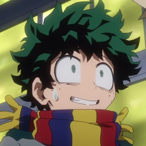 midoria, midoria izuku, xiaomidoria, o meu colégio de heróis, captura de tela de midoria zuku