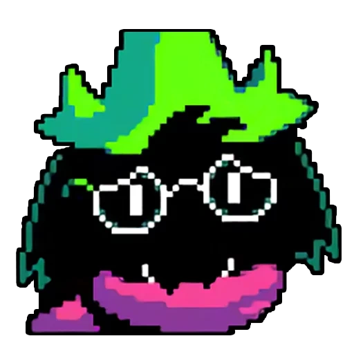 ralsei sprite, dead ralsei sprite, doobie ralsei sprite, ralse senza occhiali a spruzzo