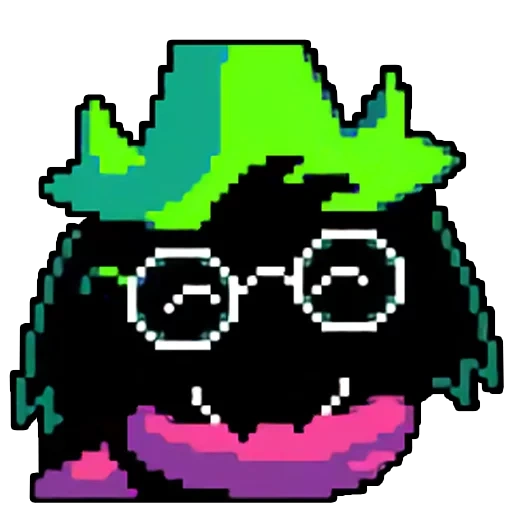 delta rune, ralsei sprite, dead ralsei sprite, ральзей без очков спрайт