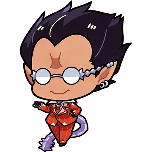 demiurgi ii, demiurge chibi, overlord chibi, demiurge 256x256, mon académie héroïque