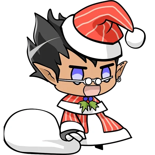 pack, персонажи чиби, демиург оверлорд чиби, гатс padoru padoru guts