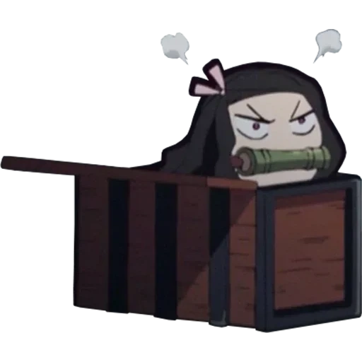 angry nezuko, дискорд сервер, эмодзи дискорда, дискорд сервера, angry nezuko in box