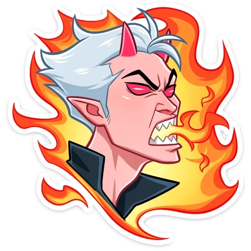 demon, the devil, sticker demon, devil nick torabov