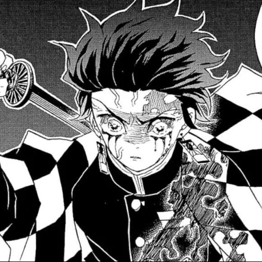 the blade dissecting demons, tanjiro king of demons manga, manga blade cutting demons, blade cutting demons tangjiro manga, demons pemotongan blade kimetsu no yaiba