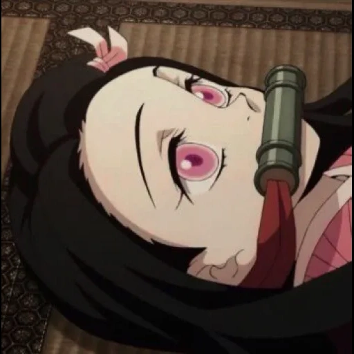 matador de demônios, nazuko kamado, nezuko kamado, a lâmina dissecando demônios, demônios de corte da lâmina kimetsu no yaiba