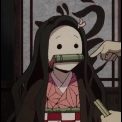 nezuko, picture, nezuko shock, nezuko kamado, nedzuko is funny