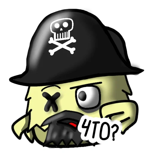 пират, zombie, зомби пират, смайлик пират, зомби пират майнкрафт