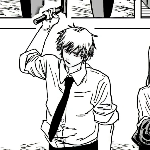 manga, picture, anime manga, chainsaw man denji, manga man of a chainsaw