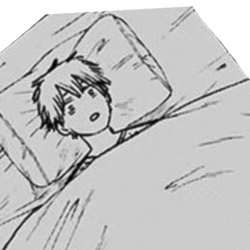 manga, foto apartemen, gambar manga, gambar anime, anime pria itu sedang tidur