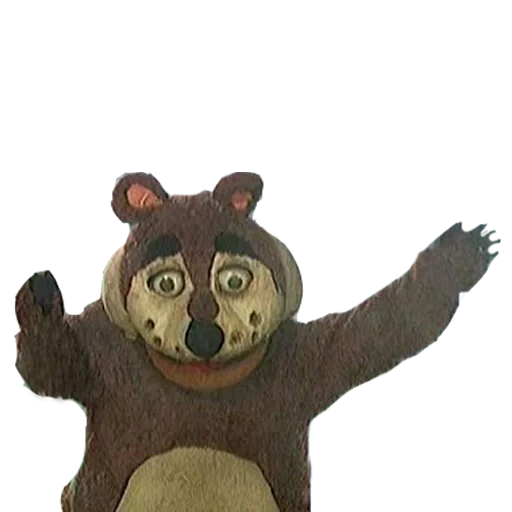 a toy, bear, chocolate bear, brown bear, costume maskot bear