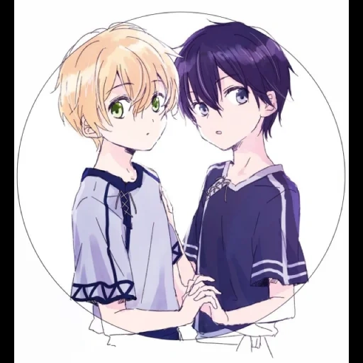 anime art, kirito yuggio, anime boy, kirito yugio alice, kirito x eugeo r-18