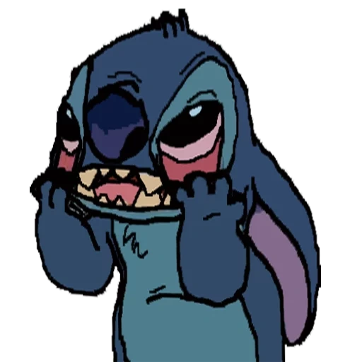 stich, stici stici, modèle stitch, tristesse stitch lilo stitch