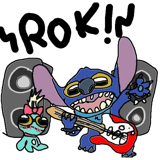 stich, stici stici, stitch rock band