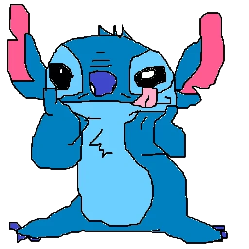 stych, estilo stech, desenhos de stich, stech sketches, stych com fundo branco