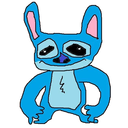 stych, stitch, a toy, stech style, stych drawing