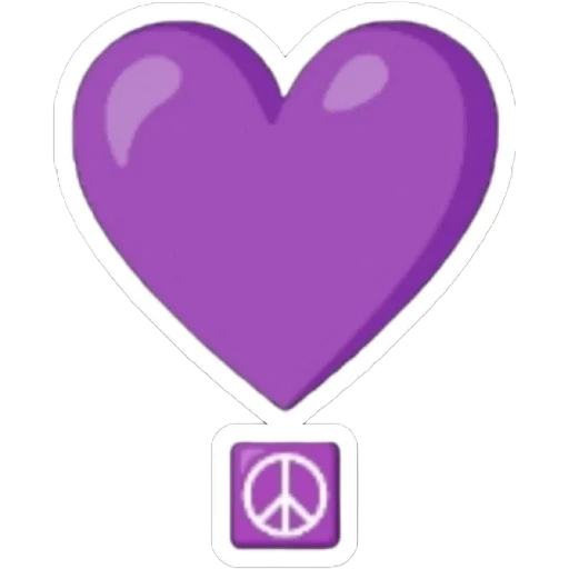 hati adalah lilac, hati violet, hati ungu, emoji purple heart, hati lilac