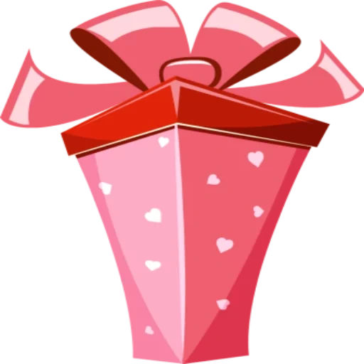 подарок, вектор подарок, подарок без фона, подарочная коробка, коробка подарок фиолетовая вектор
