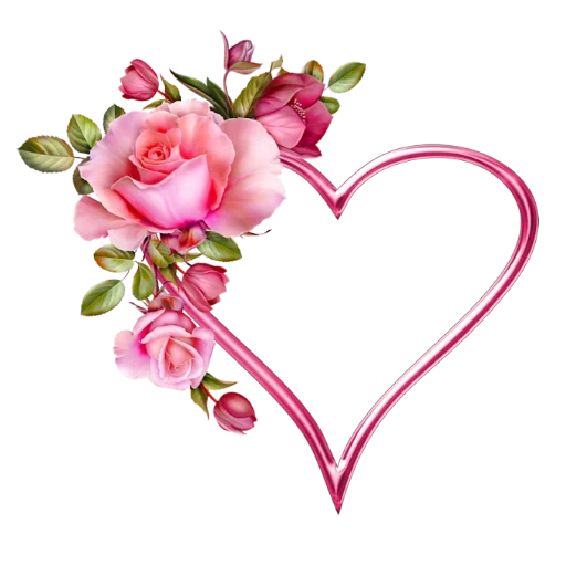сердце цветок, цветочки сердечки, розы форме сердца, рамка виде сердца, золотое сердце цветами