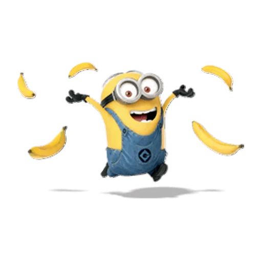 lacaios, minions de banana, desenho de minions, sinions são engraçados, um lacaio alegre