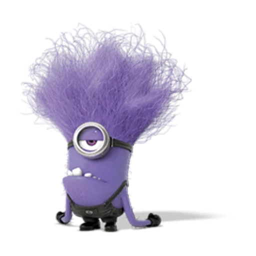 minions maléfiques, mignon purple, minions violet kevin, dû les serviteurs violets, minion violet moche 2