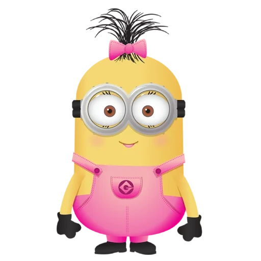 minion, pahlawan antek, antek yang jelek, minion adalah latar belakang merah muda, minion gadis jelek