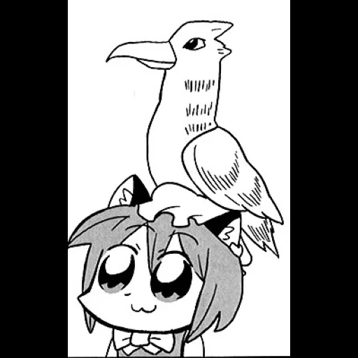 anime, pony manga, manga anime, i personaggi del manga, chen taho honk honk