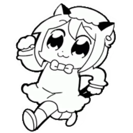 аниме, honk honk, chen honk honk, honk honk touhou, pop team epic лимон