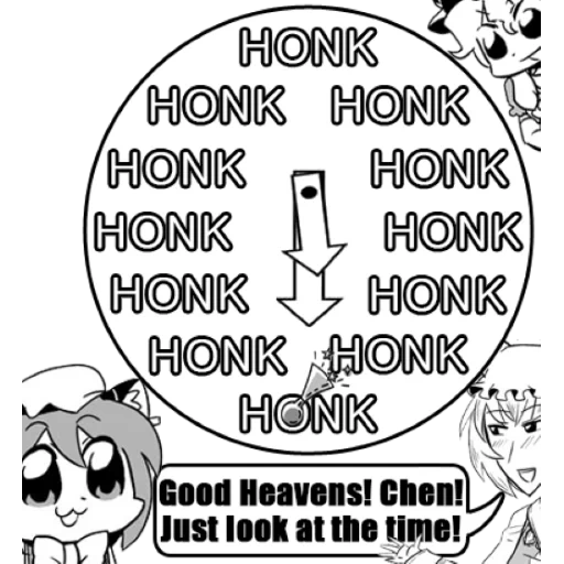 honk, sonido honk, honk honk, know your meme, chen honk honk