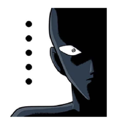 anime, emblema ninja, anilox blu invernale, batman bad blood, profilo avatar di batman
