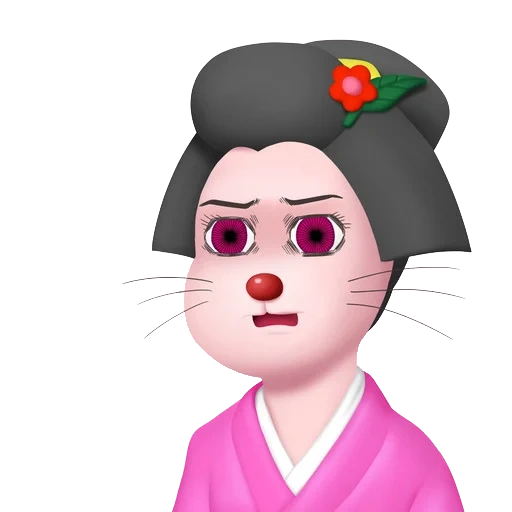 asiático, geisha, icono de geisha, vector geisha, geisha japonesa