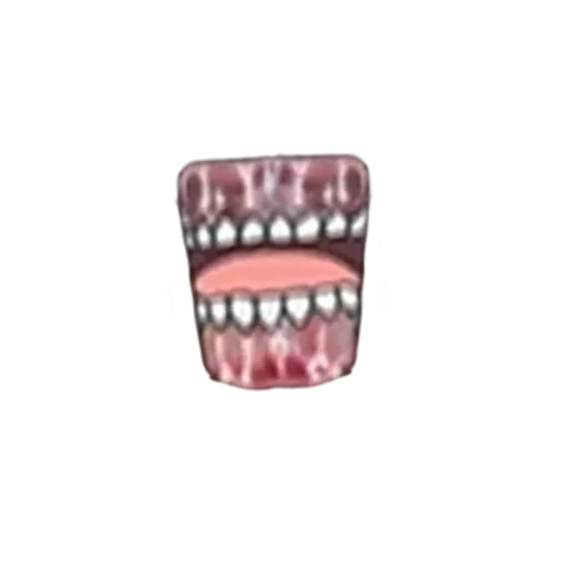 les dents, dents de bouche, les dents de la mâchoire, autocollants avatan, bouche avec des dents pointues