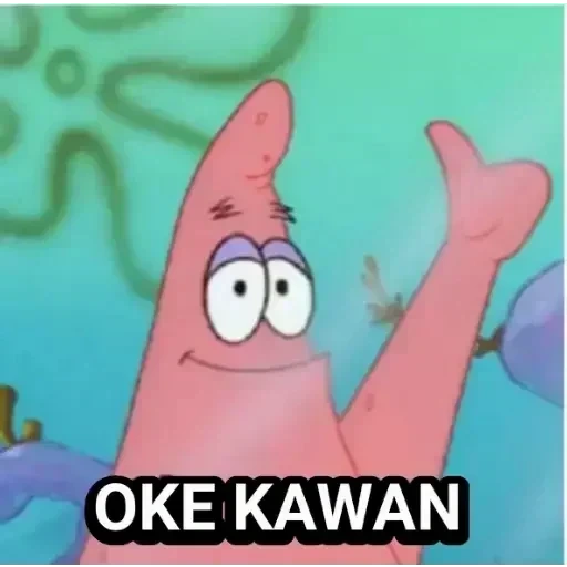 patrick, tangkapan layar, patrick starr, meme patrick, patrick spongebob