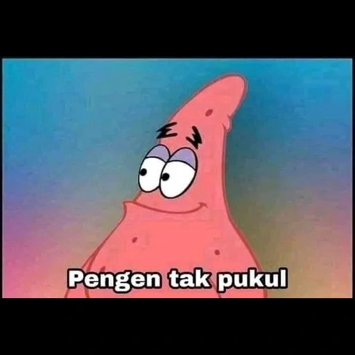 patrick, patrick, star de patrick, meme patrick, patrick meme indonésie