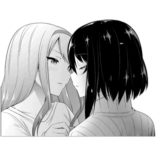 drawing, yuri manga, manga, ntr netsuzou yuri, manga citrus