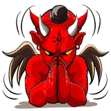 Tiny Devil :: @stickerhype